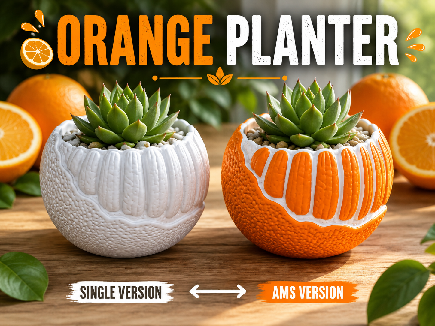 Orange Planter – Fresh & Juicy Edition