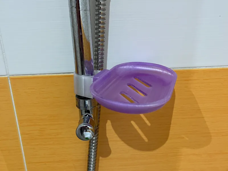 Soap/Shampoo holder for shower pipe 22mm