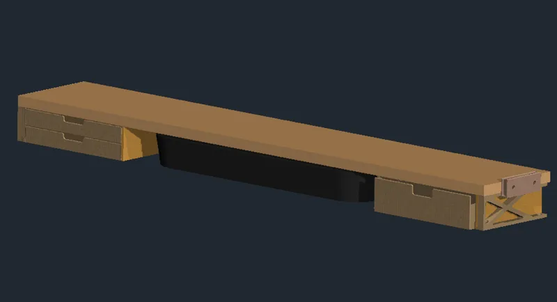 Desk Drawer and Shelf