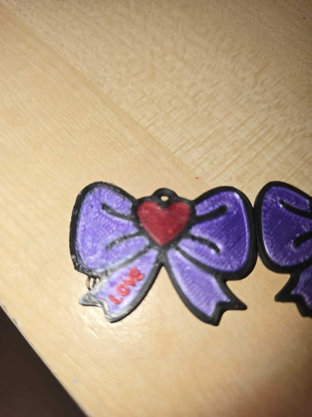 Valentine earrings Love view 3