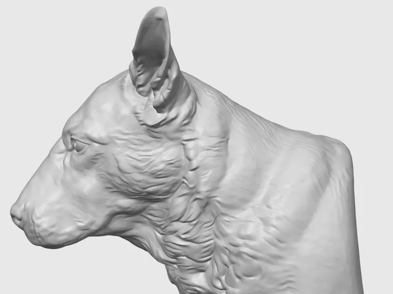 Bust - German Shepherd -Schäferhund-Büste