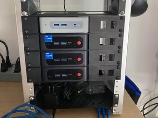 Beelink sei12 10 inch rack mount tray