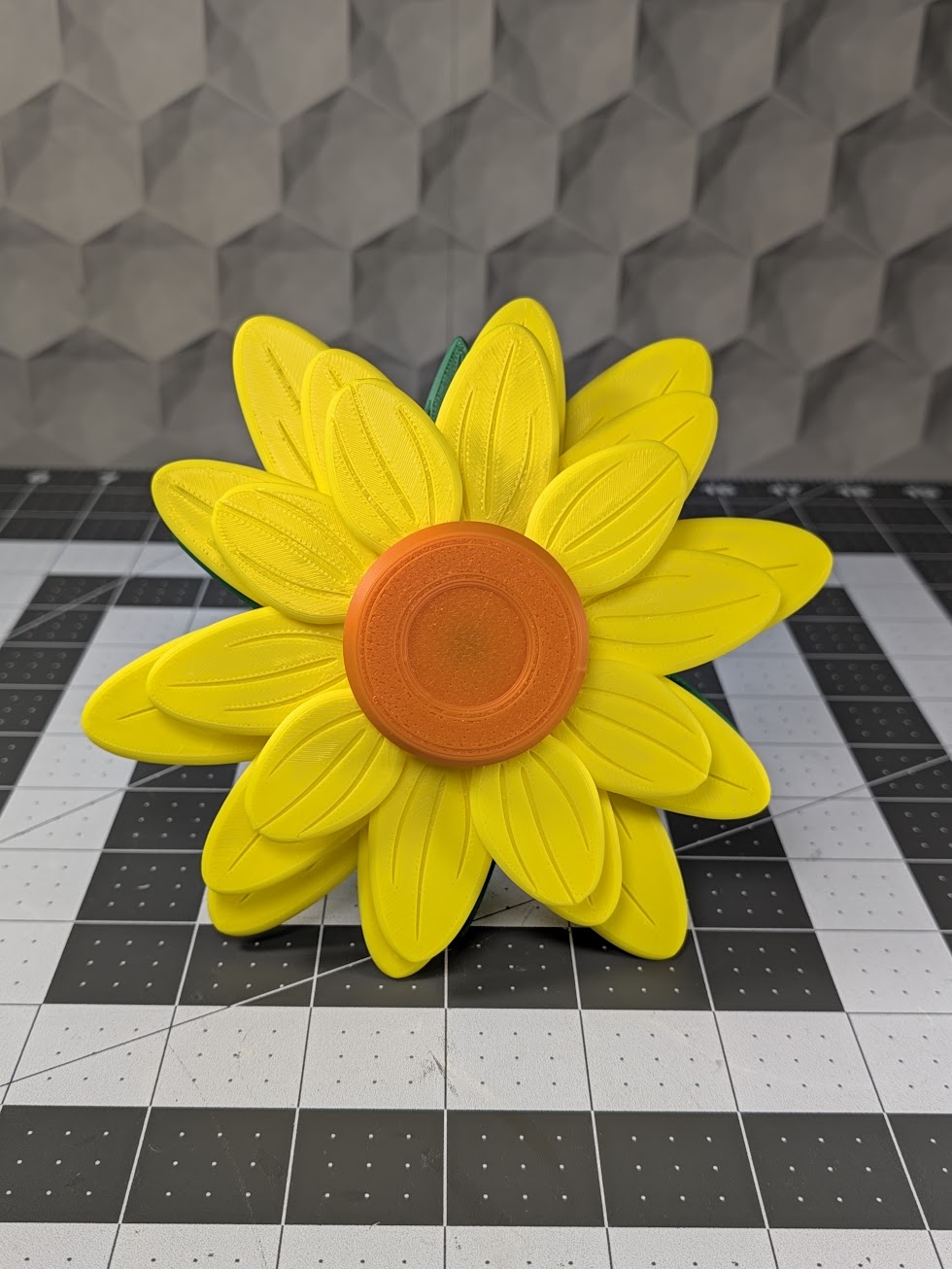 V2 Sunflower Petal Spinner Flower Fidget - 1