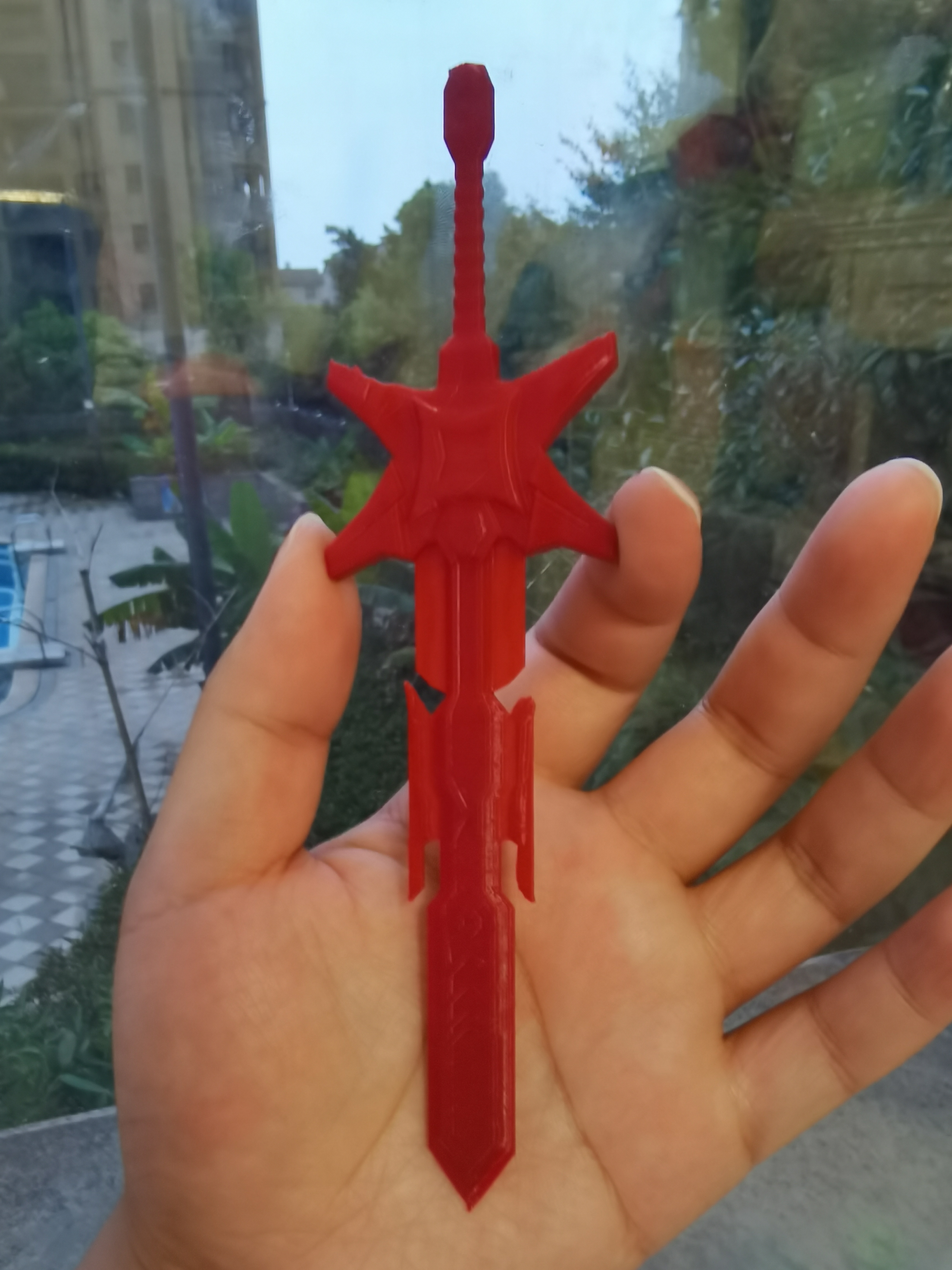 Miniatura 1 do modelo 3D 铠甲勇士-战神烈火剑