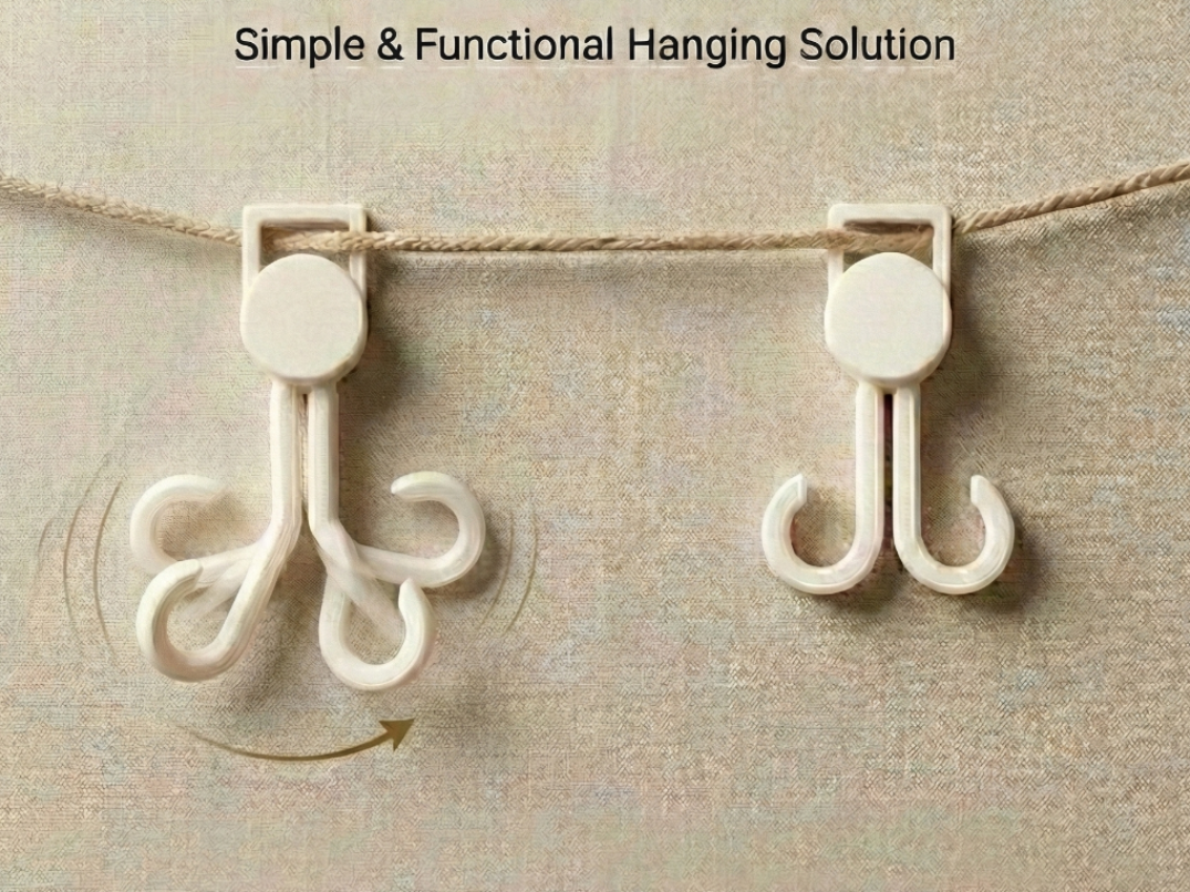 Flexibler Klett-Haken (hook)