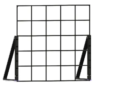 Grid photo holder with a stands