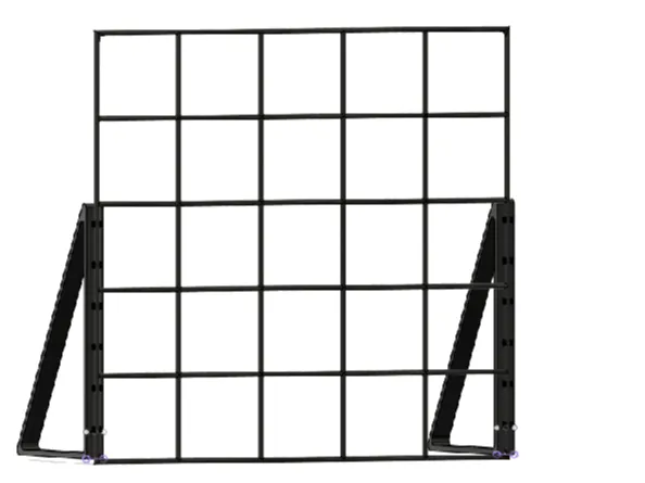 Grid photo holder with a stands