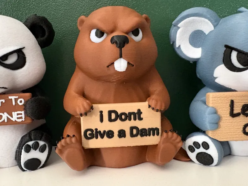 Angry / Grumpy Beaver