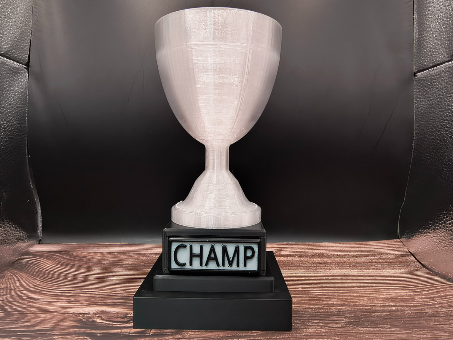 Trophy with custom name plate  - Winners decor