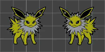Pokemon "Jolteon" Earrings view 2