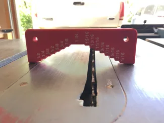 Saw/Router height gauge