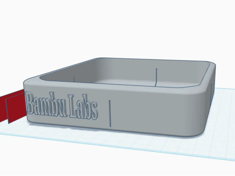 organiser box with detachable separators 