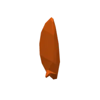 Planche de surf miniature low poly — photo 3