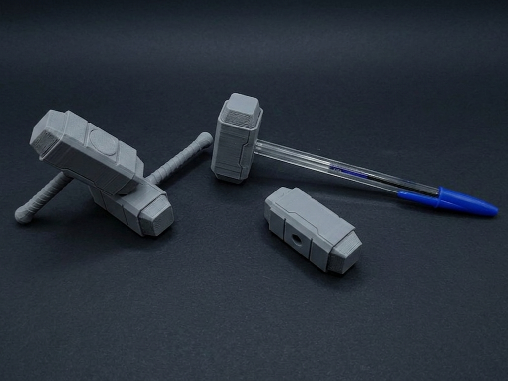Mjolnir Fidget Spinner & Clicker Set – Pen Topper