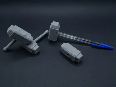 Mjolnir Fidget Spinner & Clicker Set – Pen Topper