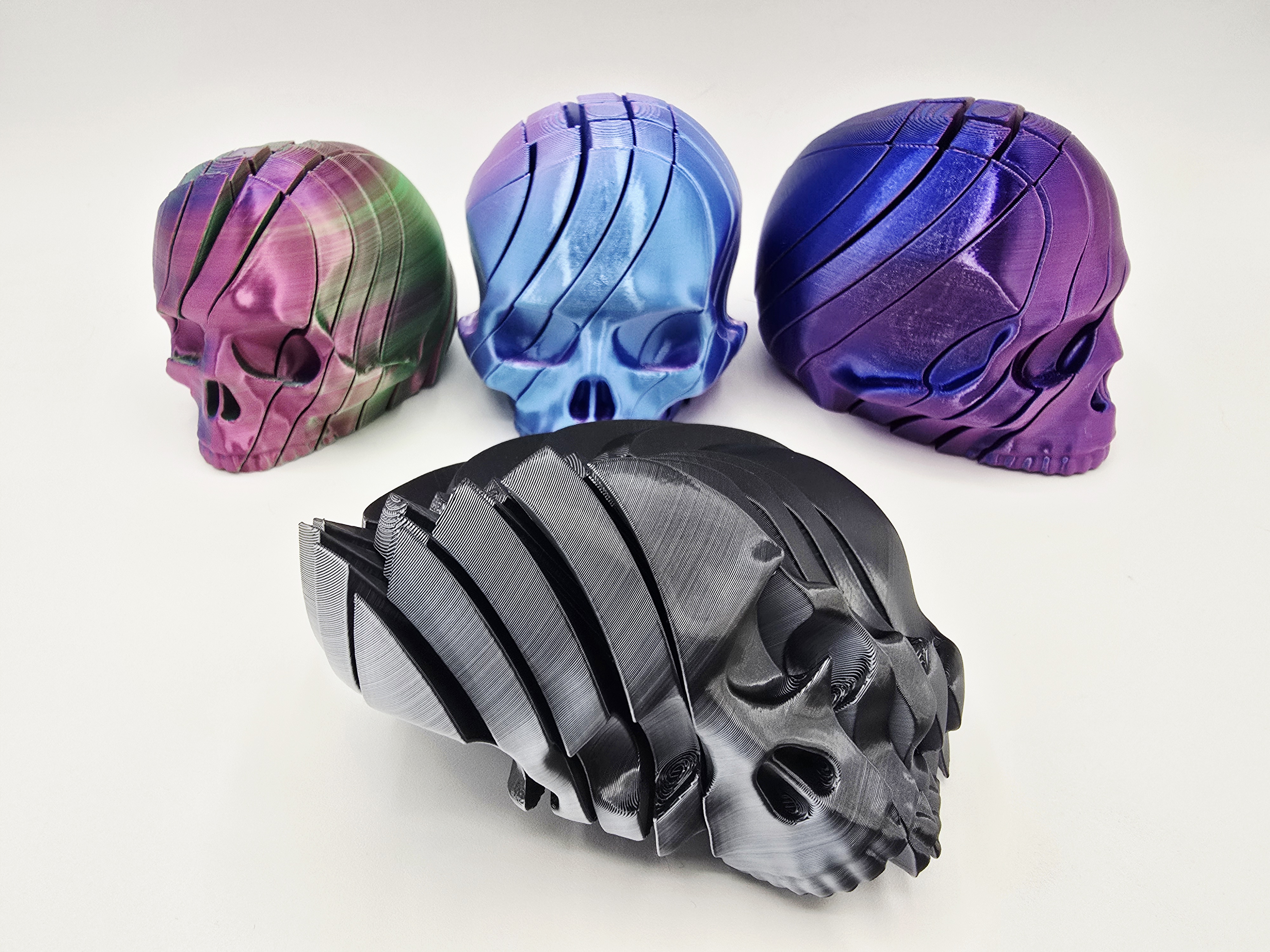 VALIEM MONSTER MOUTH SLIME （SKULL） Slime Skull Fidget - Free 3D Print Model - MakerWorld