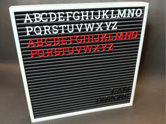 Letterboard Display