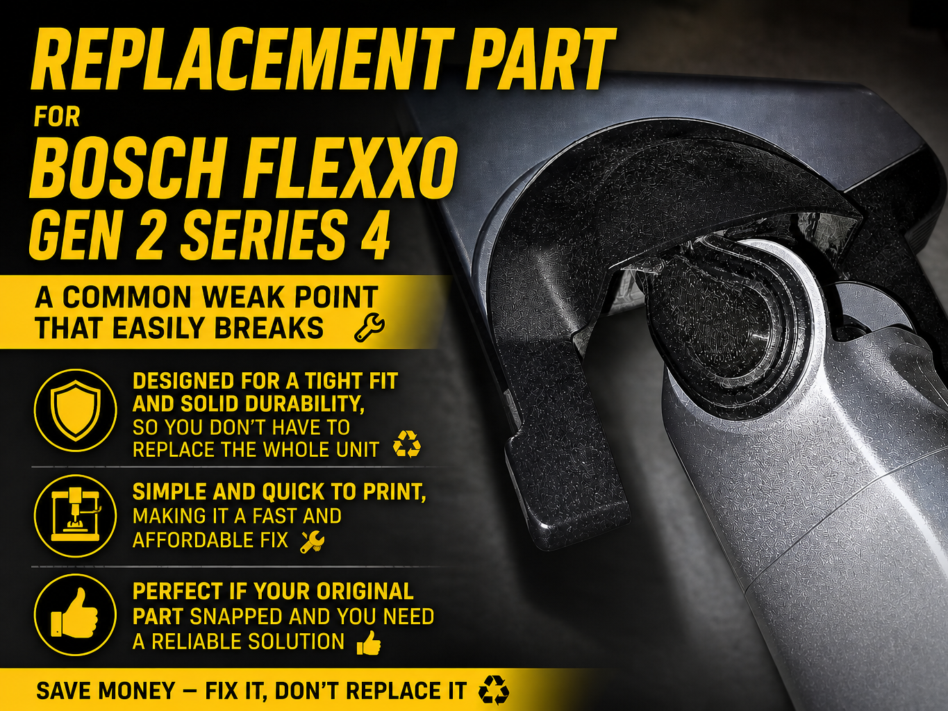 Bosch Flexxo Gen 2 Series 4 Replacement Clip