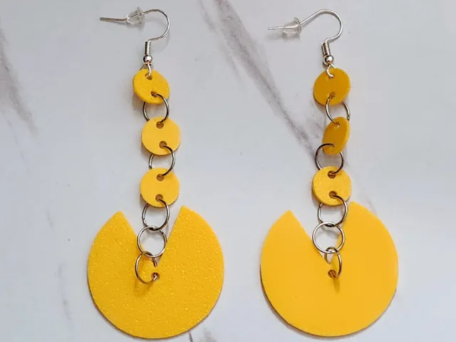 Pac Man Earrings