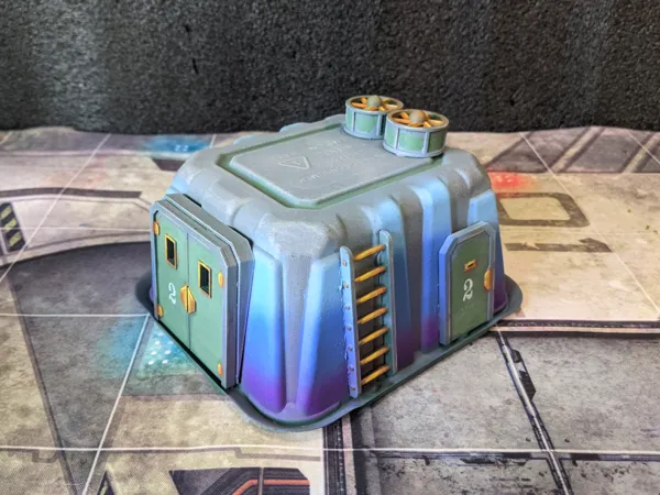 Greebles sci-fi pour décor de figurines