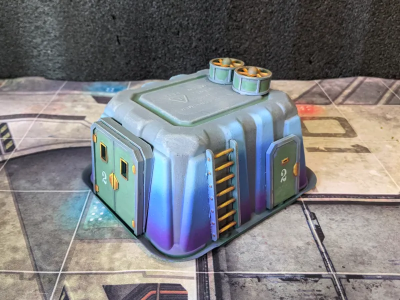 Mushroom Container Depot - Sci Fi Greebles