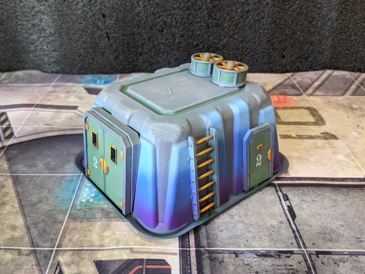 Greebles sci-fi pour décor de figurines