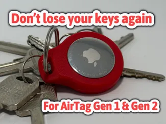 AirTag Holder / Keychain Case for AirTag Gen 2 & 1