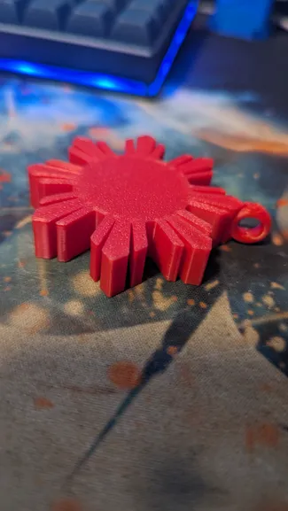 Filipino Sun and Stars Pendant