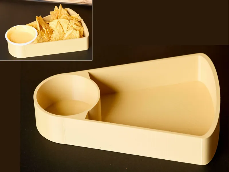Nacho Schale & Saucenhalter Bowl with Sauce Holder