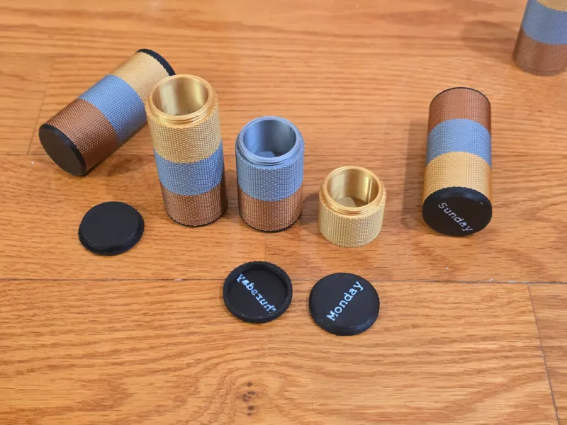 Modular Stackable Pill Box System