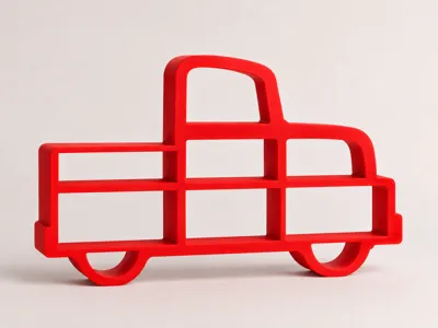 Red Truck Shelf