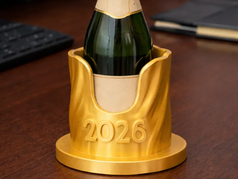 New year bottle holder 2026