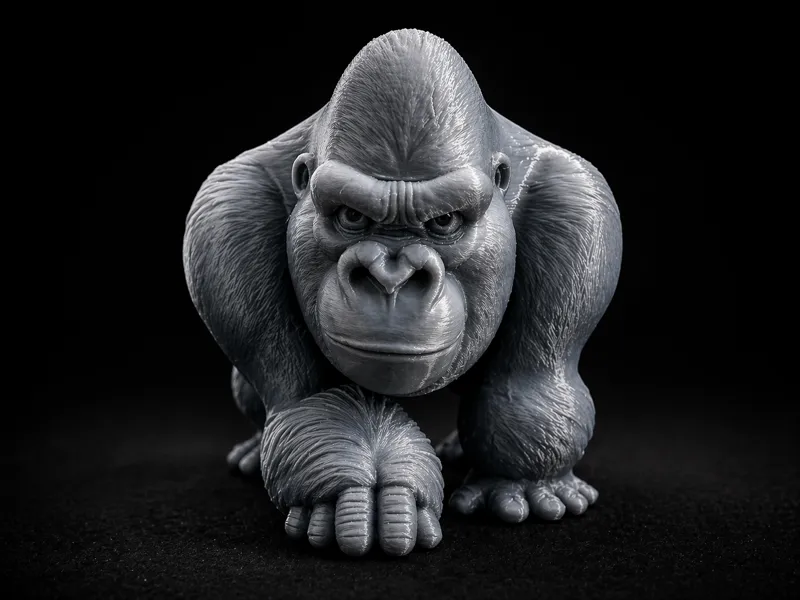 Silverback Gorilla – Stylized 3D Print