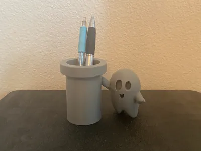 Ghost Pen/Pencil Holder