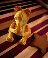 Ours en peluche grizzly articulé — photo 3