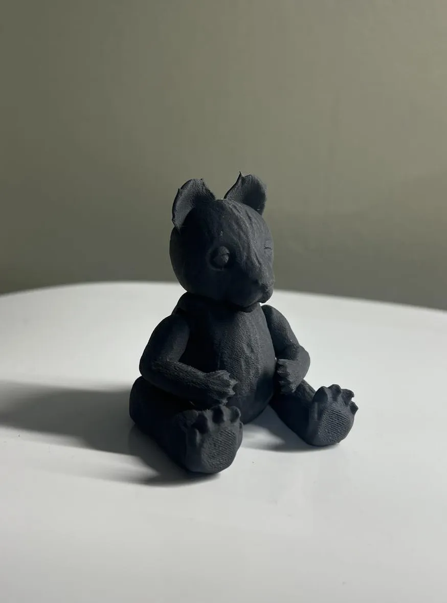 Ours en peluche grizzly articulé
