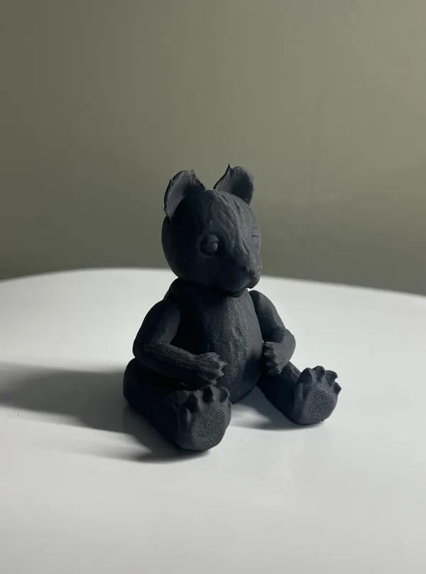 Ours en peluche grizzly articulé
