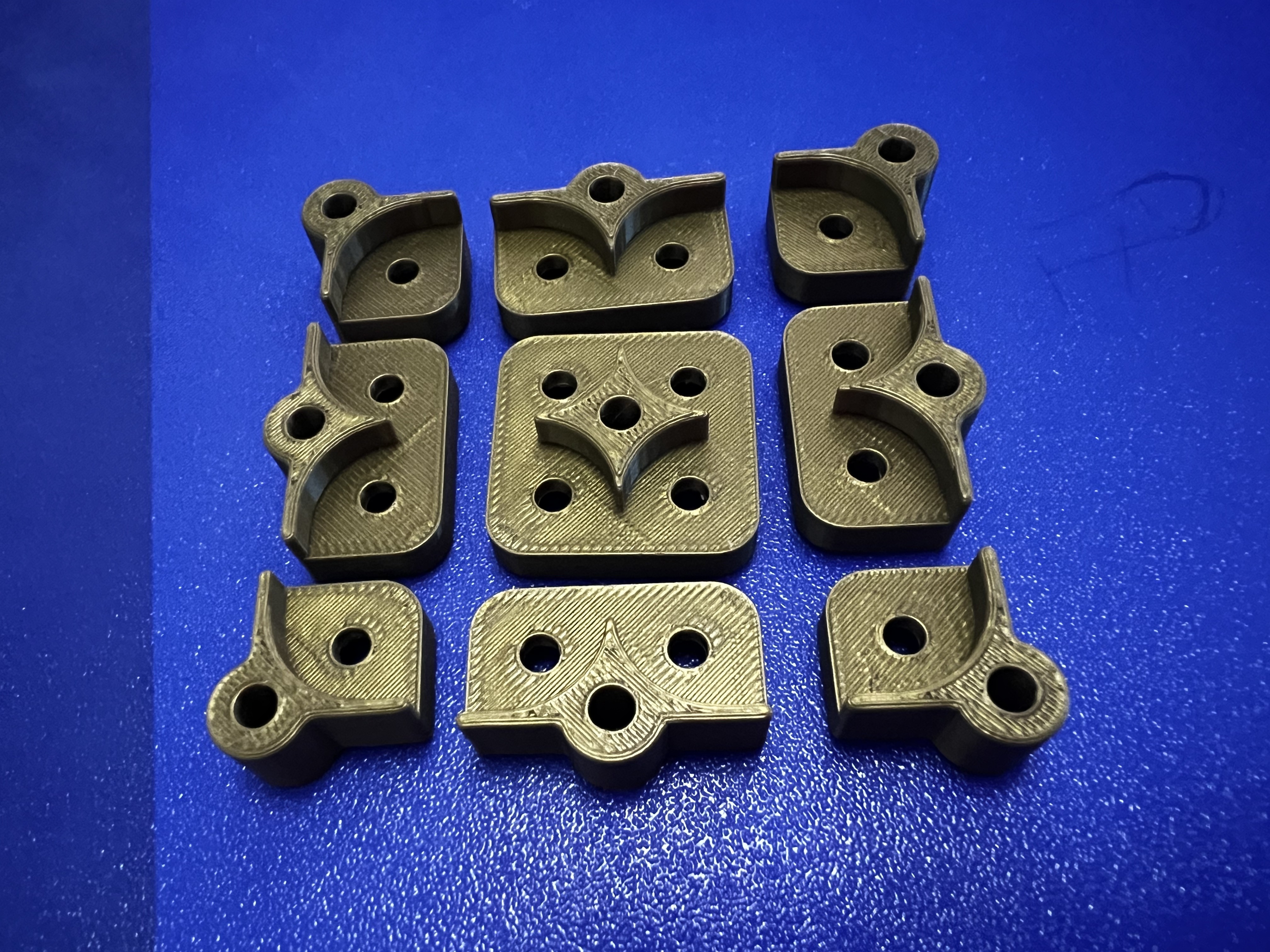 Miniatura 3 do modelo 3D 240×240宜家洞洞板（可DIY无限拼接）