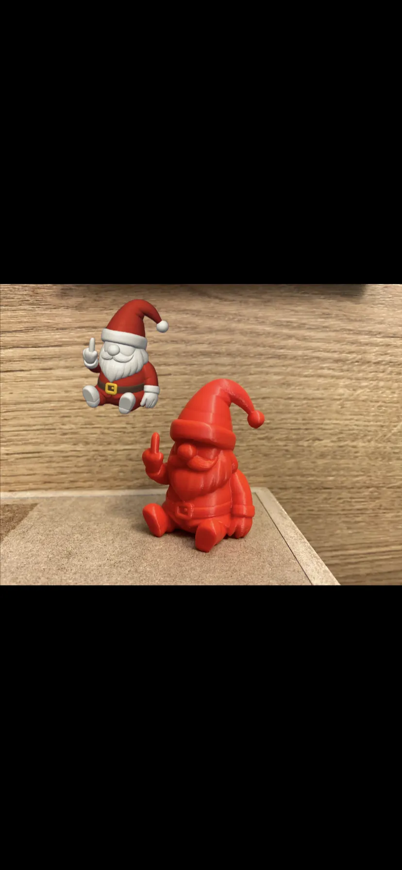 Regalo coleccionable del ornamento decorativo de la estatuilla de Papá Noel del diseño especial