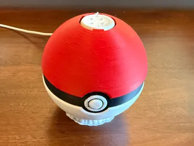 Pokeball Fitbit LTE Ace charging mount