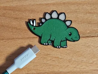 Cute Stegosaurus Keychain