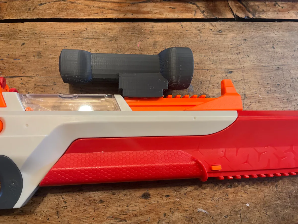 Modification lunette de visée pour blaster gel/nerf