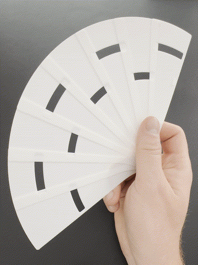 collapsible hand fan