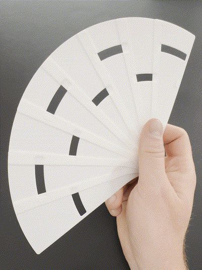 collapsible hand fan