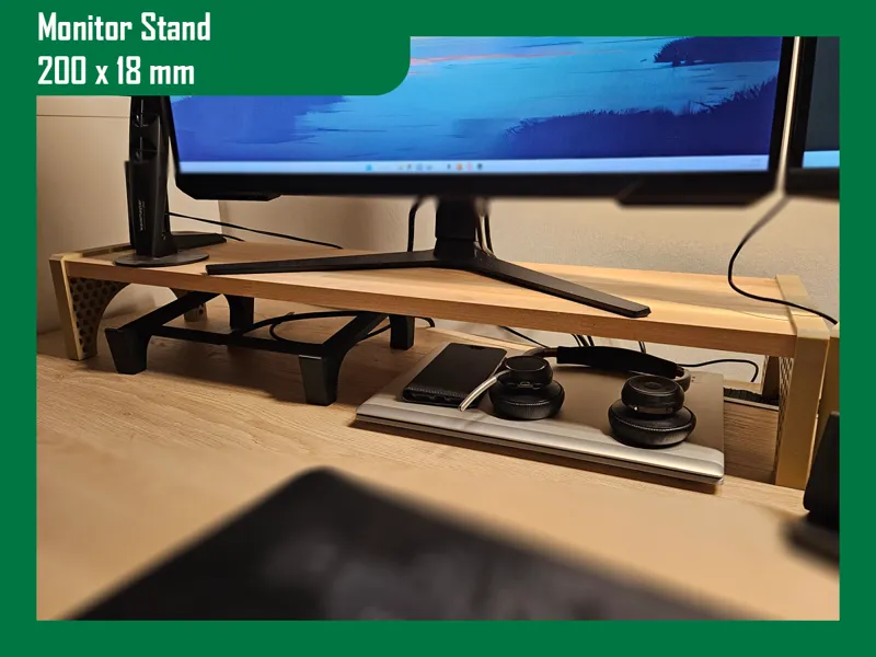 Yet Another Monitor Stand (200x18 mm)