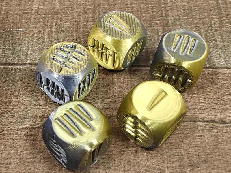 Dice with Slashed Tally Marks