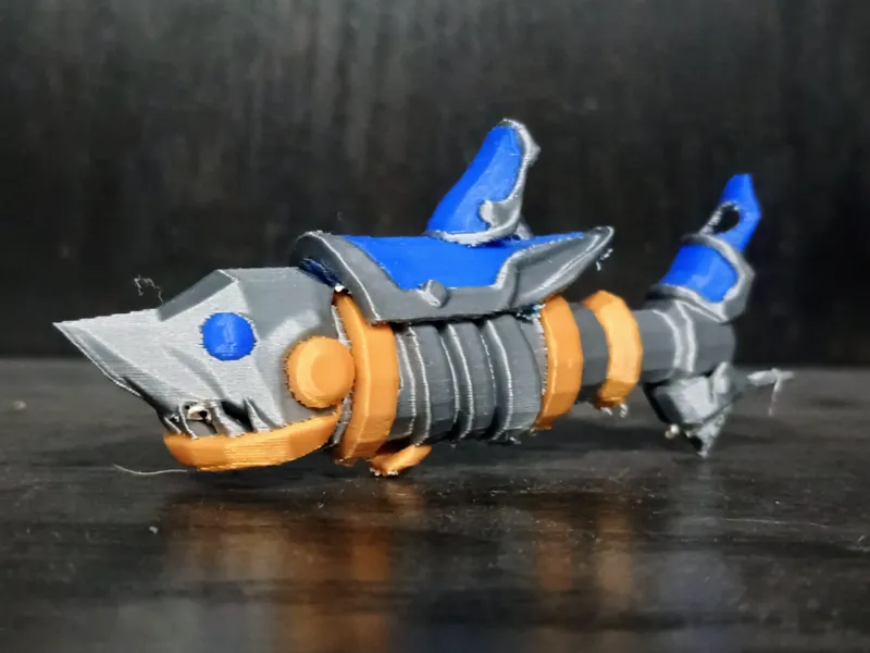 Jinx's Shark Gun Keychain - Arcane