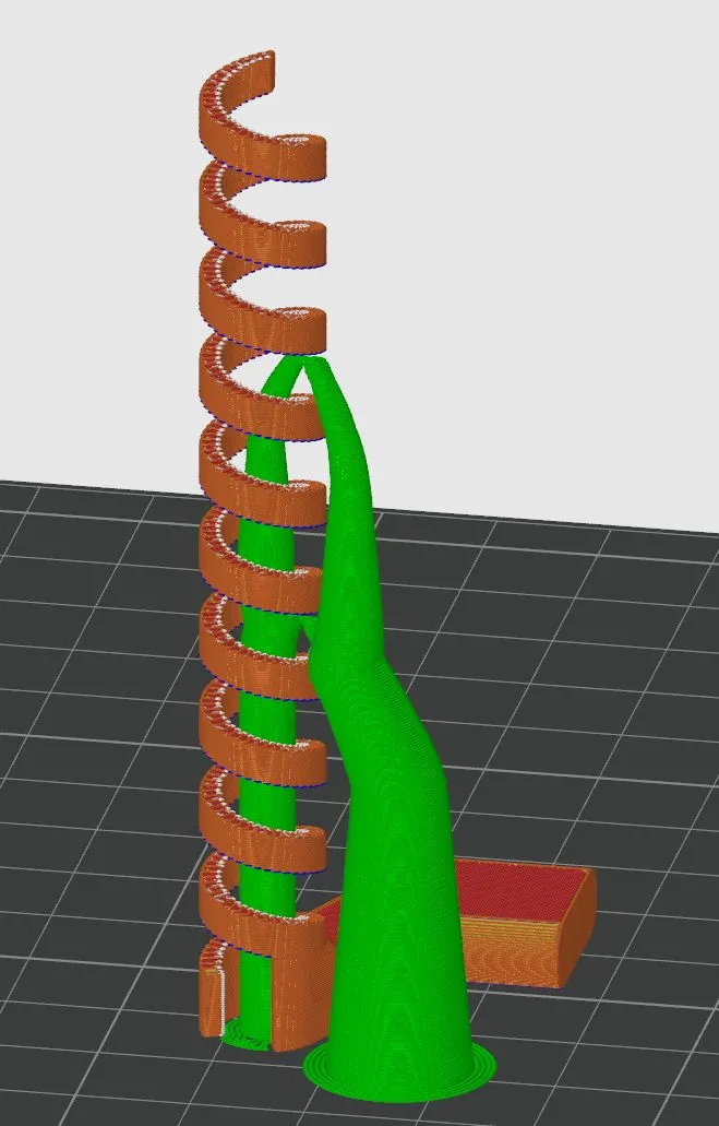 A1 Cable Routing, Cable guide 9cm Remixed by Bogdan MakerWorld ...