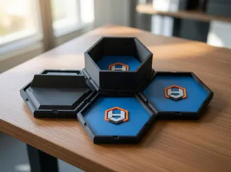 HexDock modular desk organizer