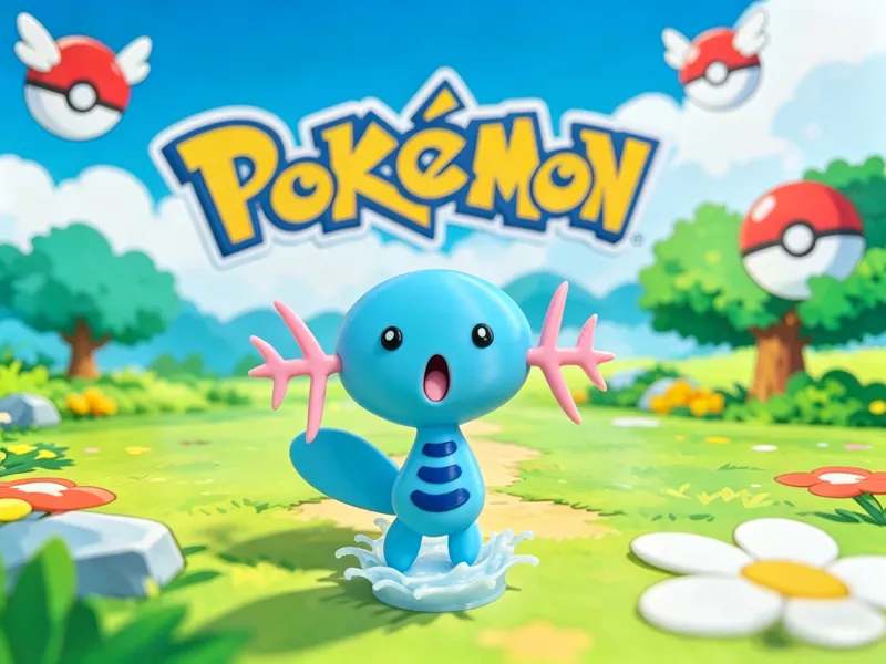 Pokemon宝可梦乌波四色半拆件